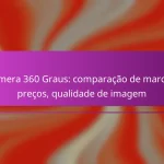 Câmera 360 Graus: comparação de marcas, preços, qualidade de imagem