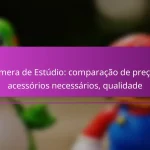 Câmera de Estúdio: comparação de preços, acessórios necessários, qualidade