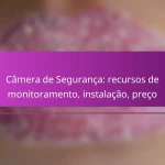Câmera de Segurança: recursos de monitoramento, instalação, preço